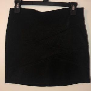 **BLACK MINI SKIRT**